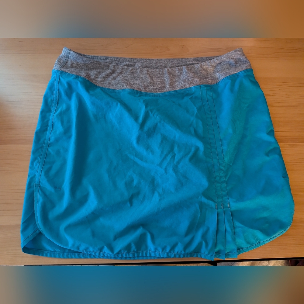 Tuff Athletics Blue and Gray Skirt